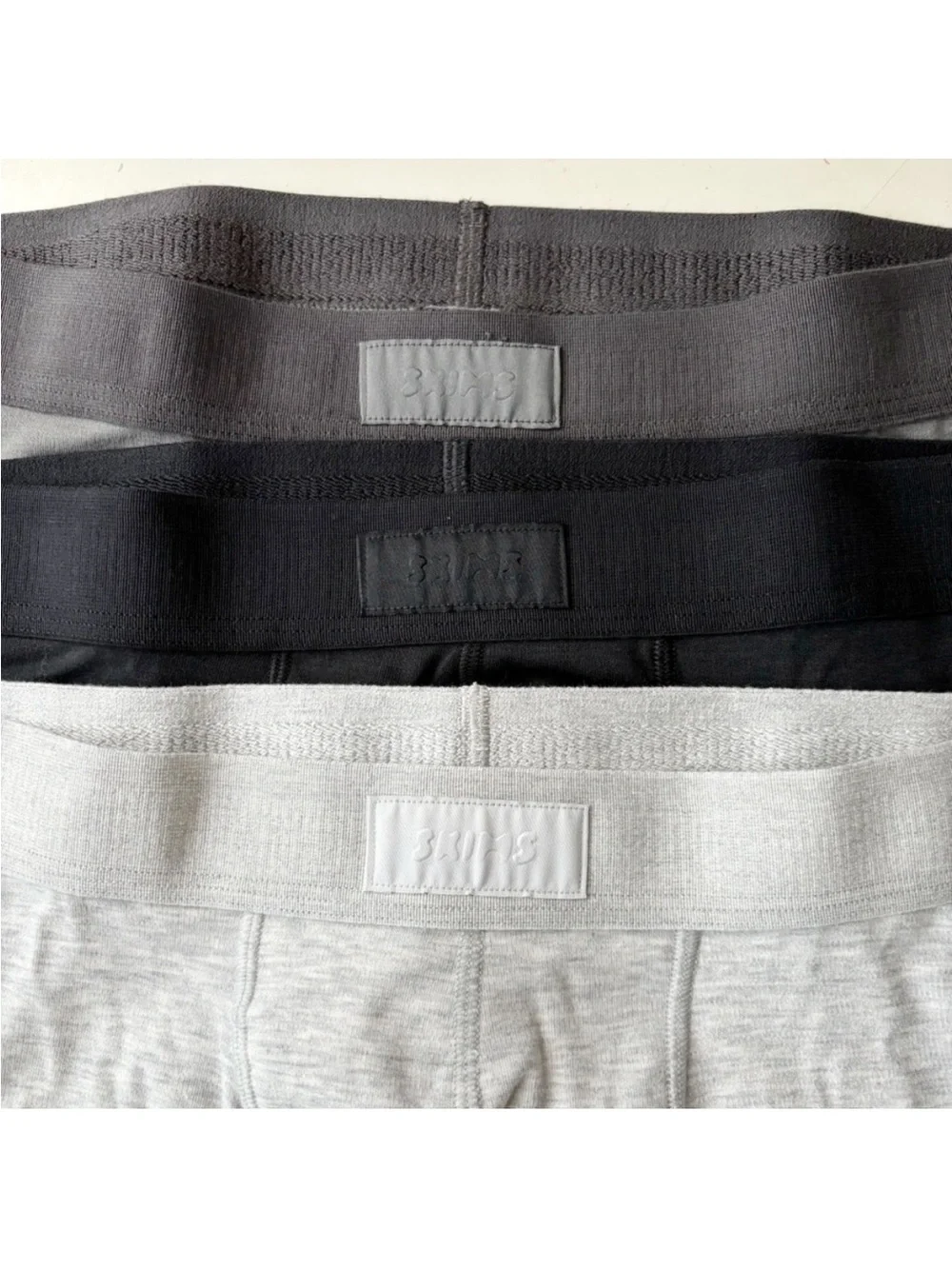 SKIMS Men’s 5” Boxer Brief 3-Pack Heather Multi Size 3X New in Box Gray